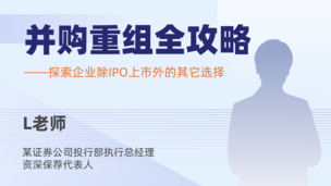 并购重组全攻略 ——探索企业除IPO上市外的其它选择